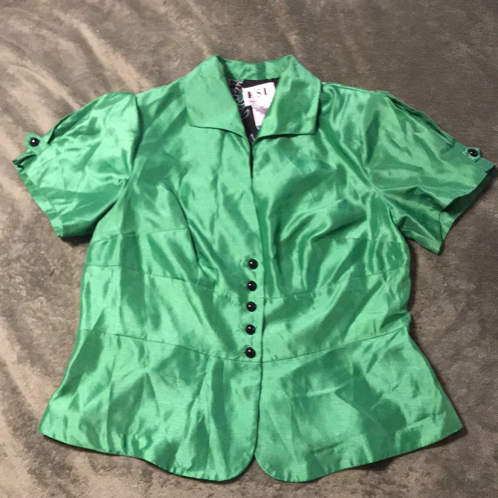 Green blazer
